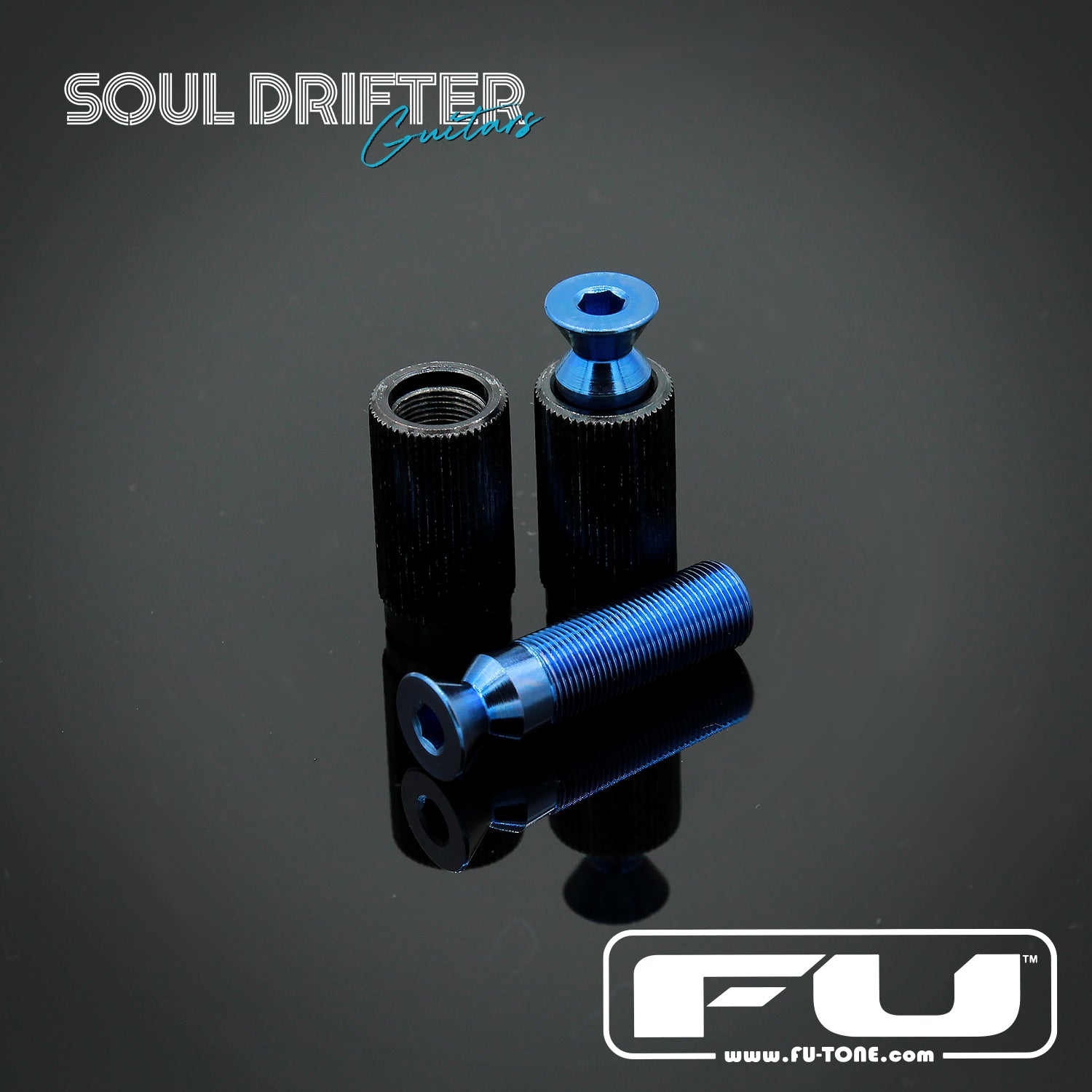 FU-Tone Titanium Bridge Posts - Blue