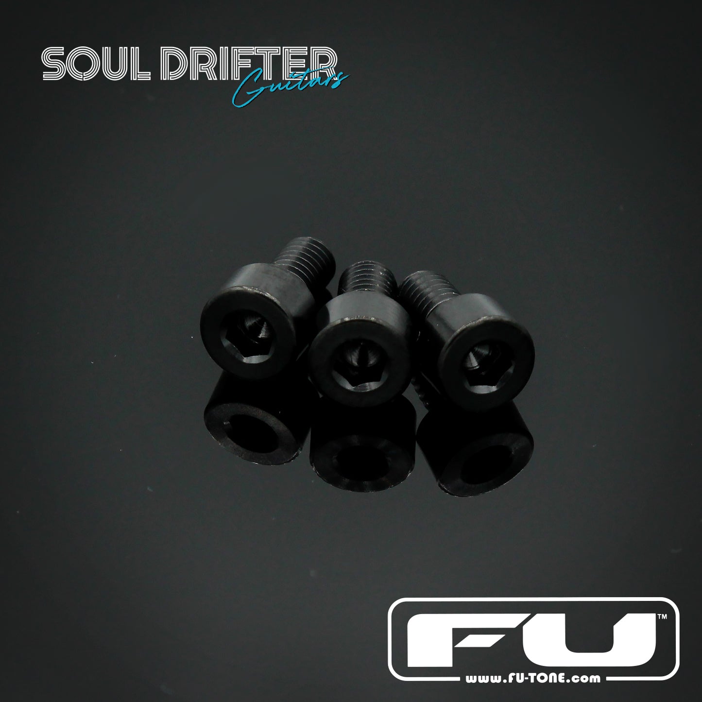 FU-Tone Titanium Nut Clamping Screw Set (3) - Black