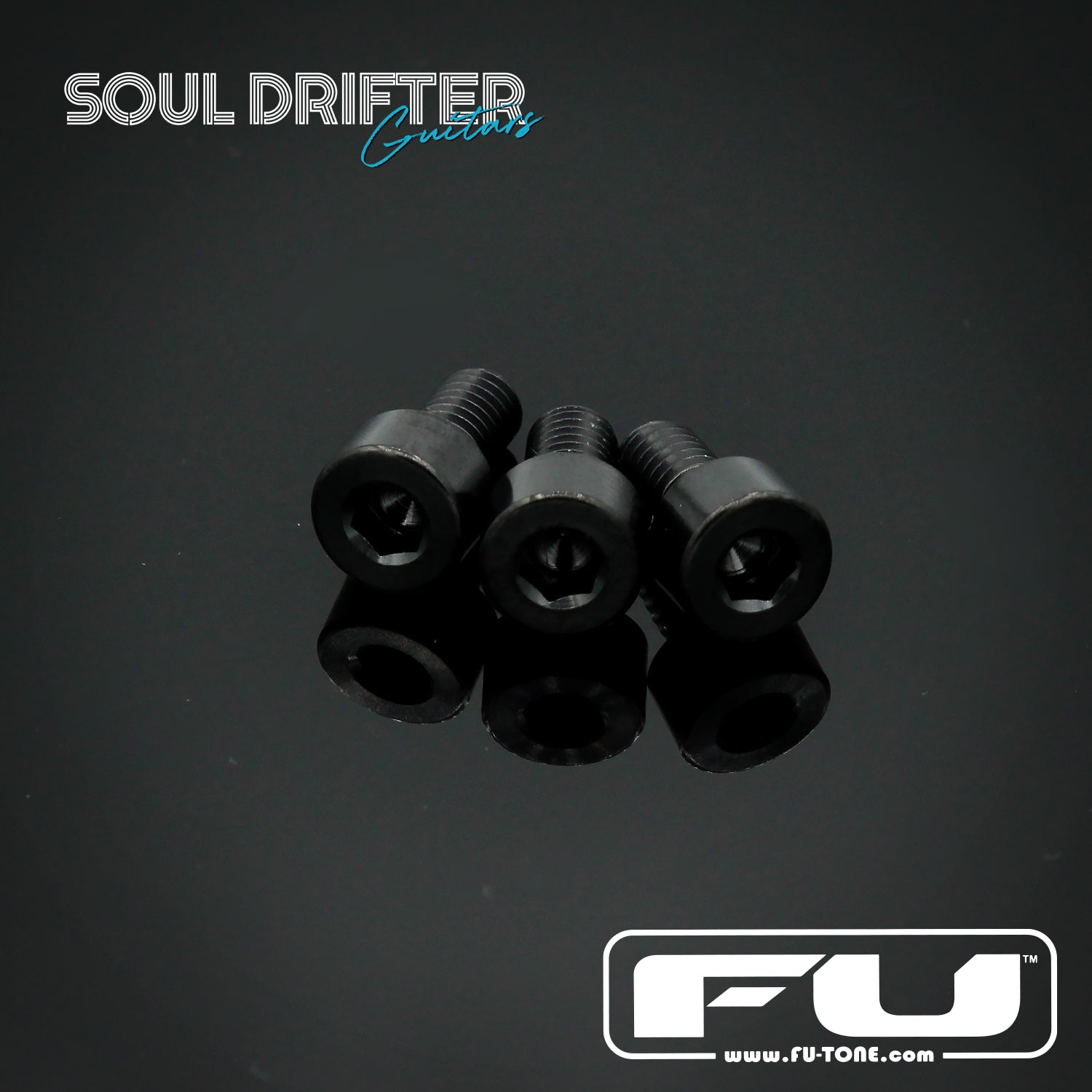 FU-Tone Titanium Nut Clamping Screw Set (3) - Black