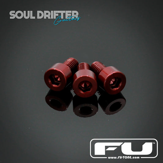 FU-Tone Titanium Nut Clamping Screw Set (3) - Red