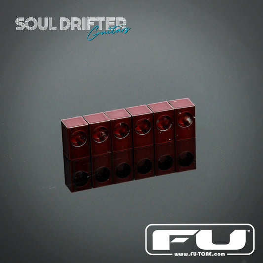 FU-Tone Titanium Saddle Insert Set (6) - Red
