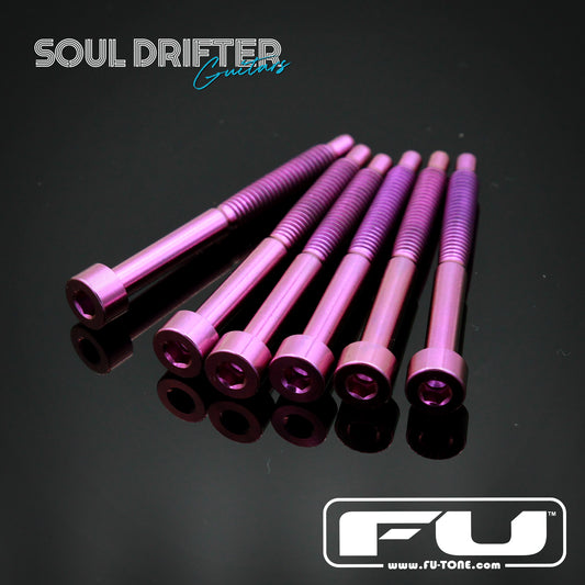 FU-Tone Titanium String Lock Screw Set (6) - Purple