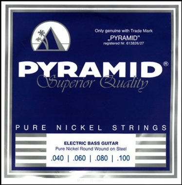 Pyramid Nickel Wound Electric Bass Guitar Strings Medium (.040-.100)