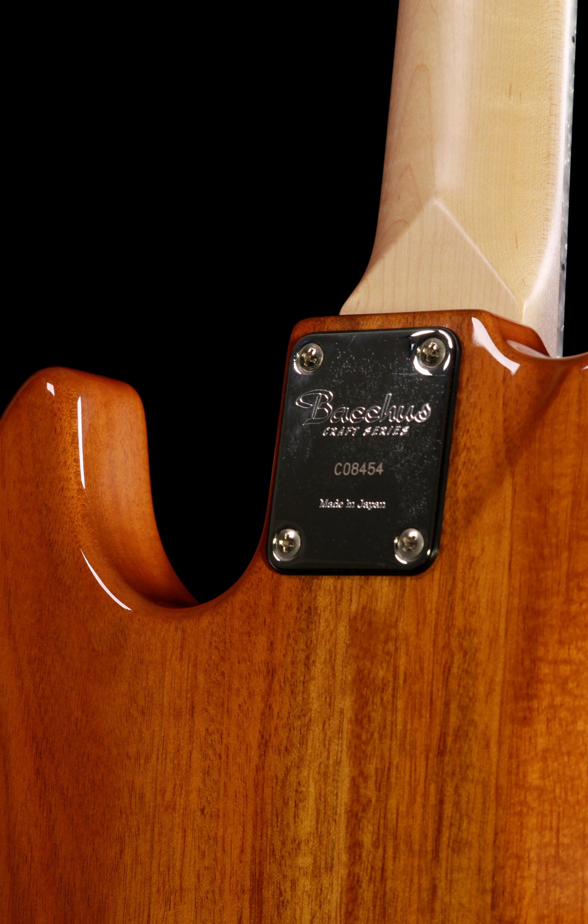 Bacchus Japan Craft Series Jazz Bass Walnut Natural WL4