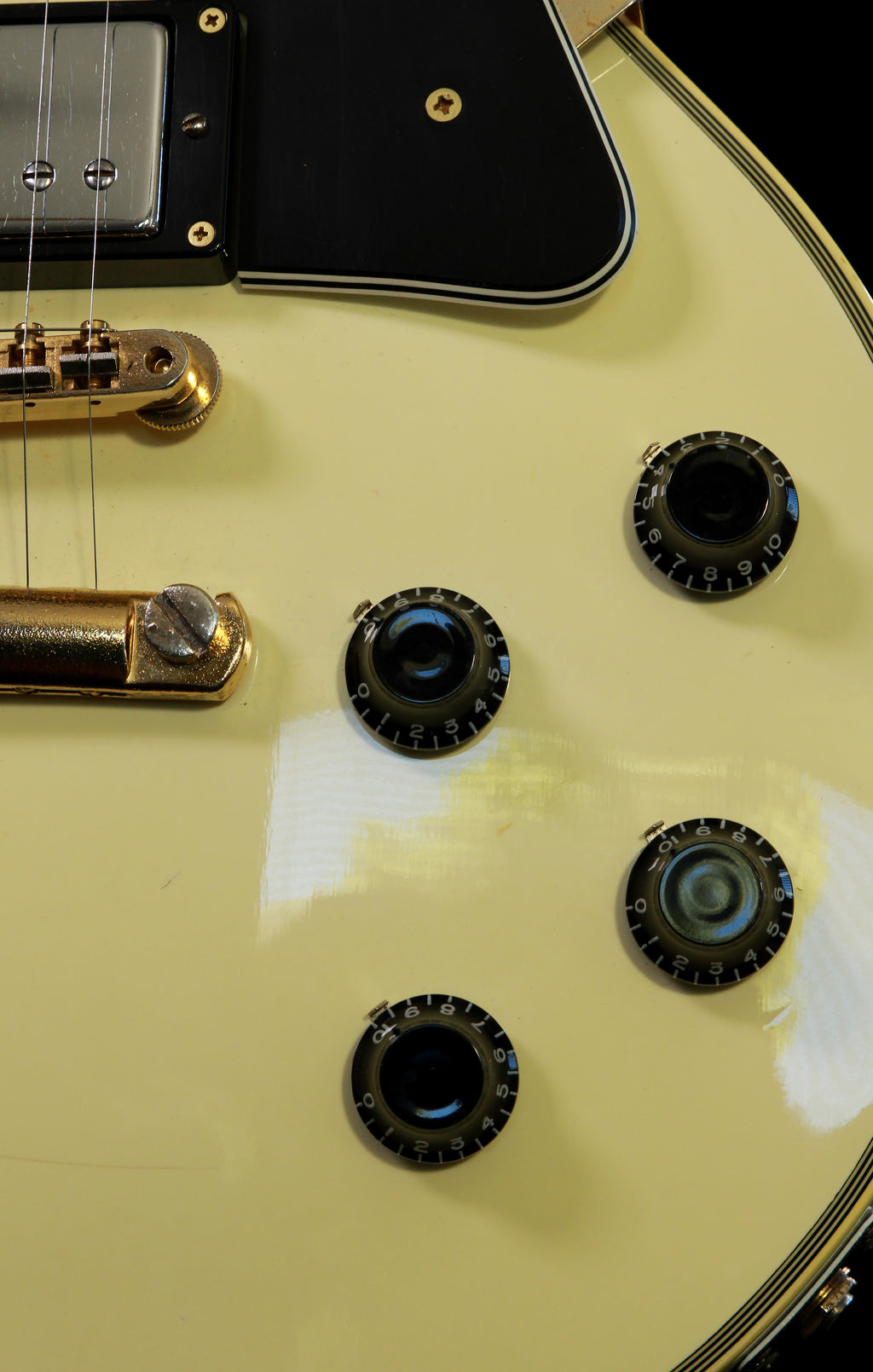 Burny RLC-60 Lawsuit Les Paul Custom MIIJ Antique White 1980s 