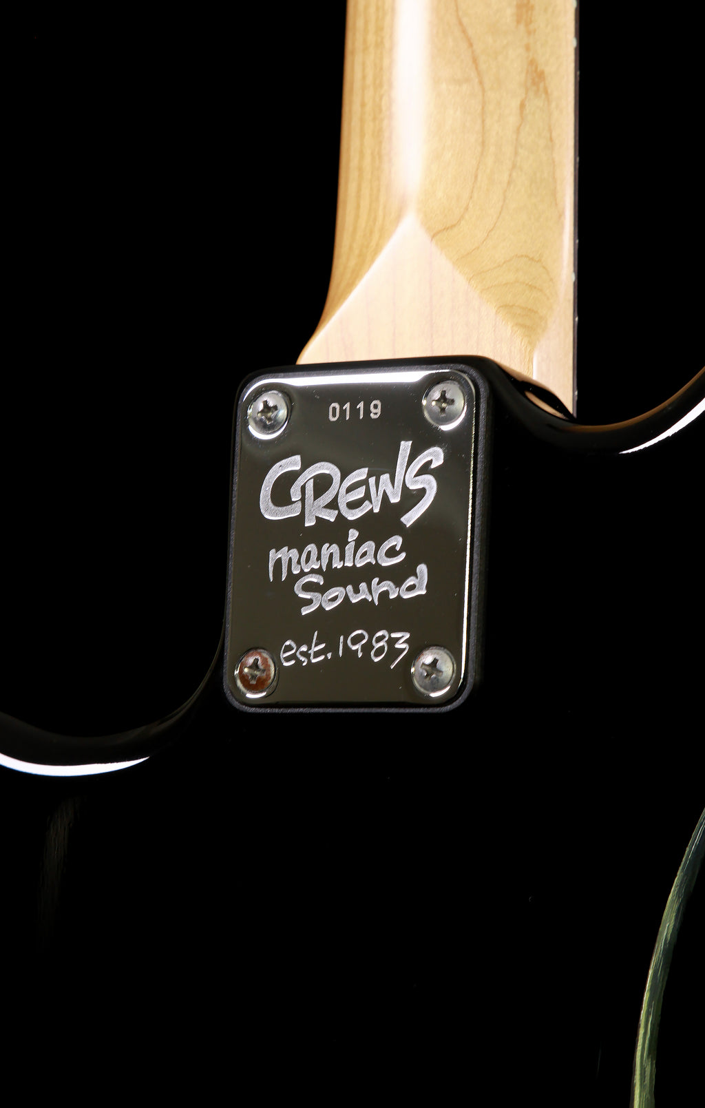 Crews Maniac Sound KTR-JM-PH Jazzmaster Black Tortoise Shell Pickguard