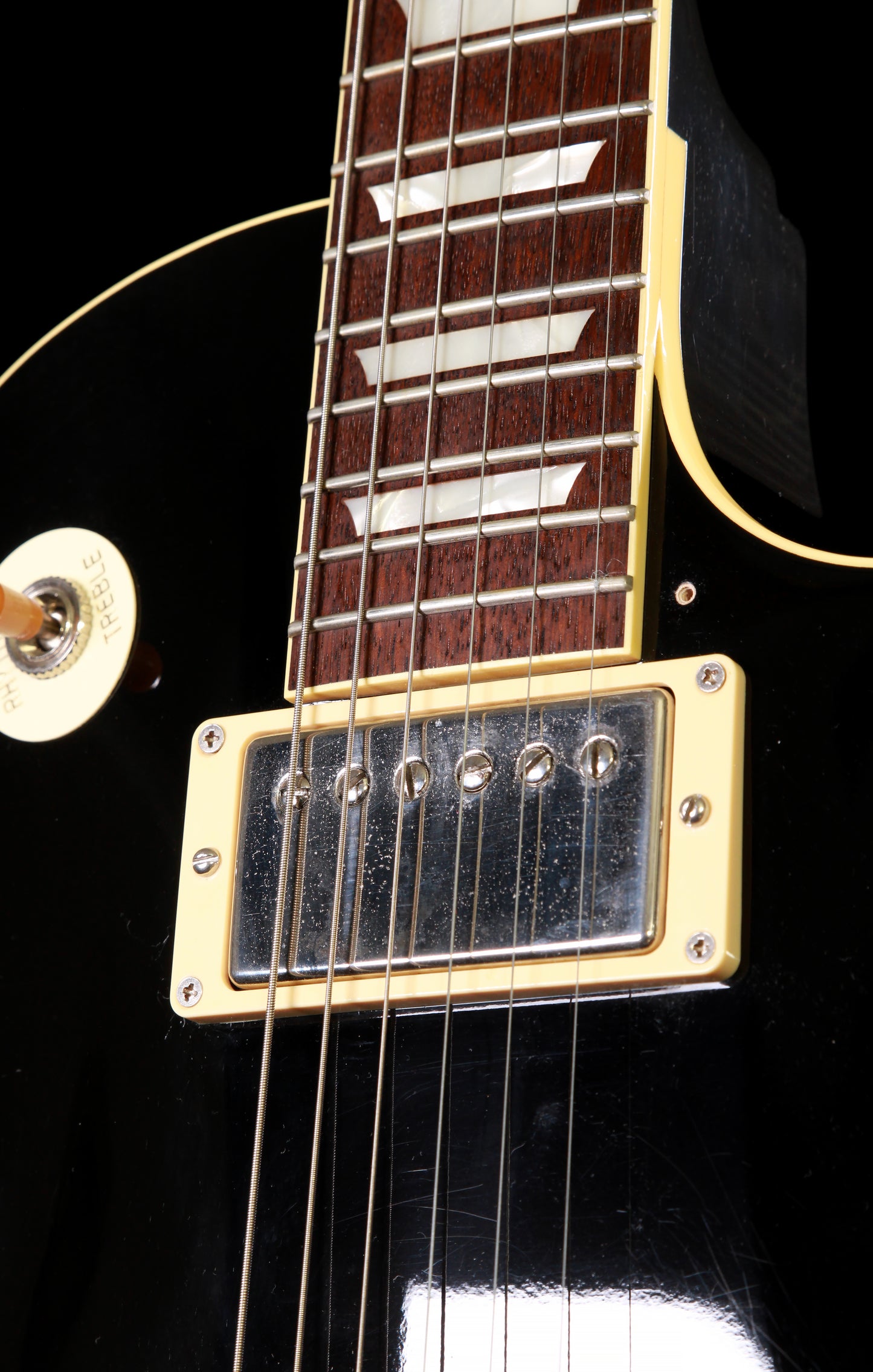 Crews Maniac Sound KTR-S Key To The Rock Standard Les Paul Ebony w/Gibson PAF Pickups