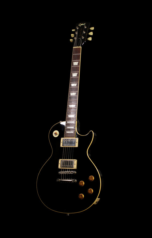 Crews Maniac Sound KTR-S Key To The Rock Standard Les Paul Ebony w/Gibson PAF Pickups