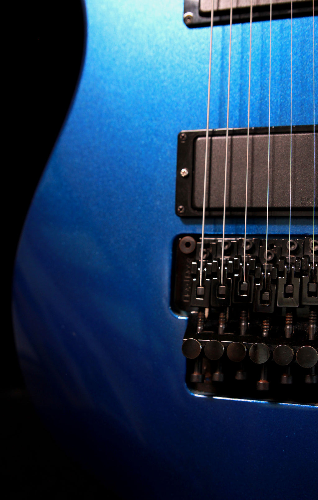 ESP / MIJ Charvel Dinky with EMGs / German Floyd Rose Candy Blue