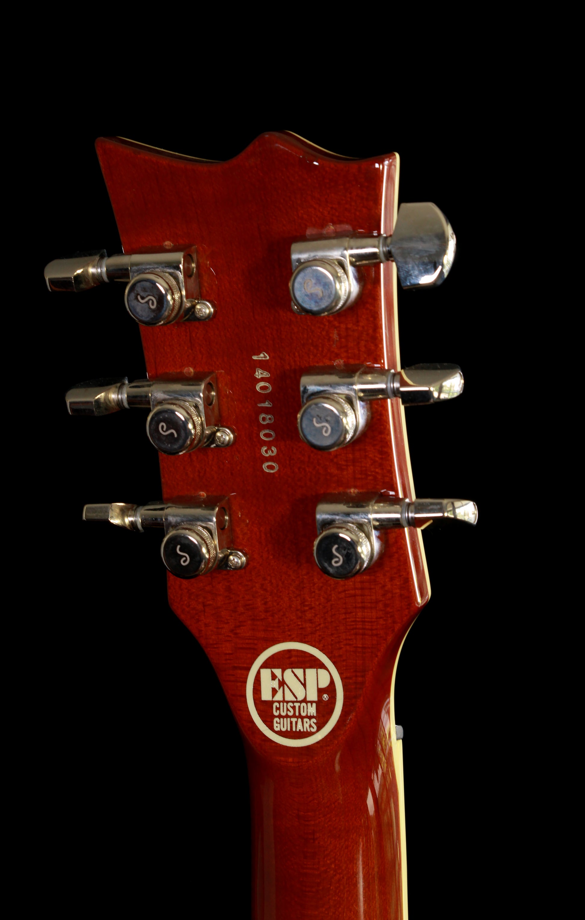 ESP Eclipse Dark See Thru Black Cherry Sunburst Flame Top