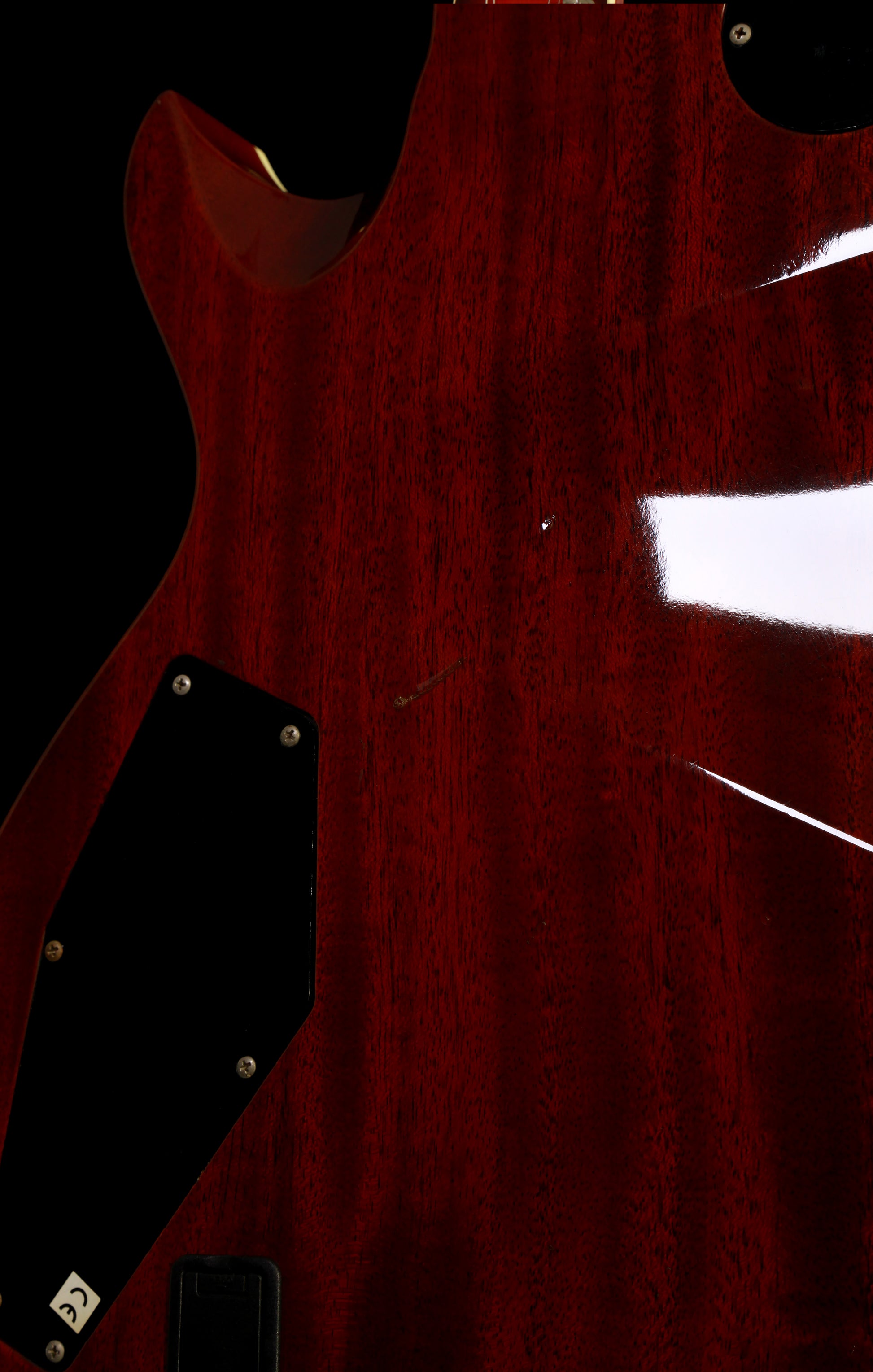 ESP Eclipse Dark See Thru Black Cherry Sunburst Flame Top