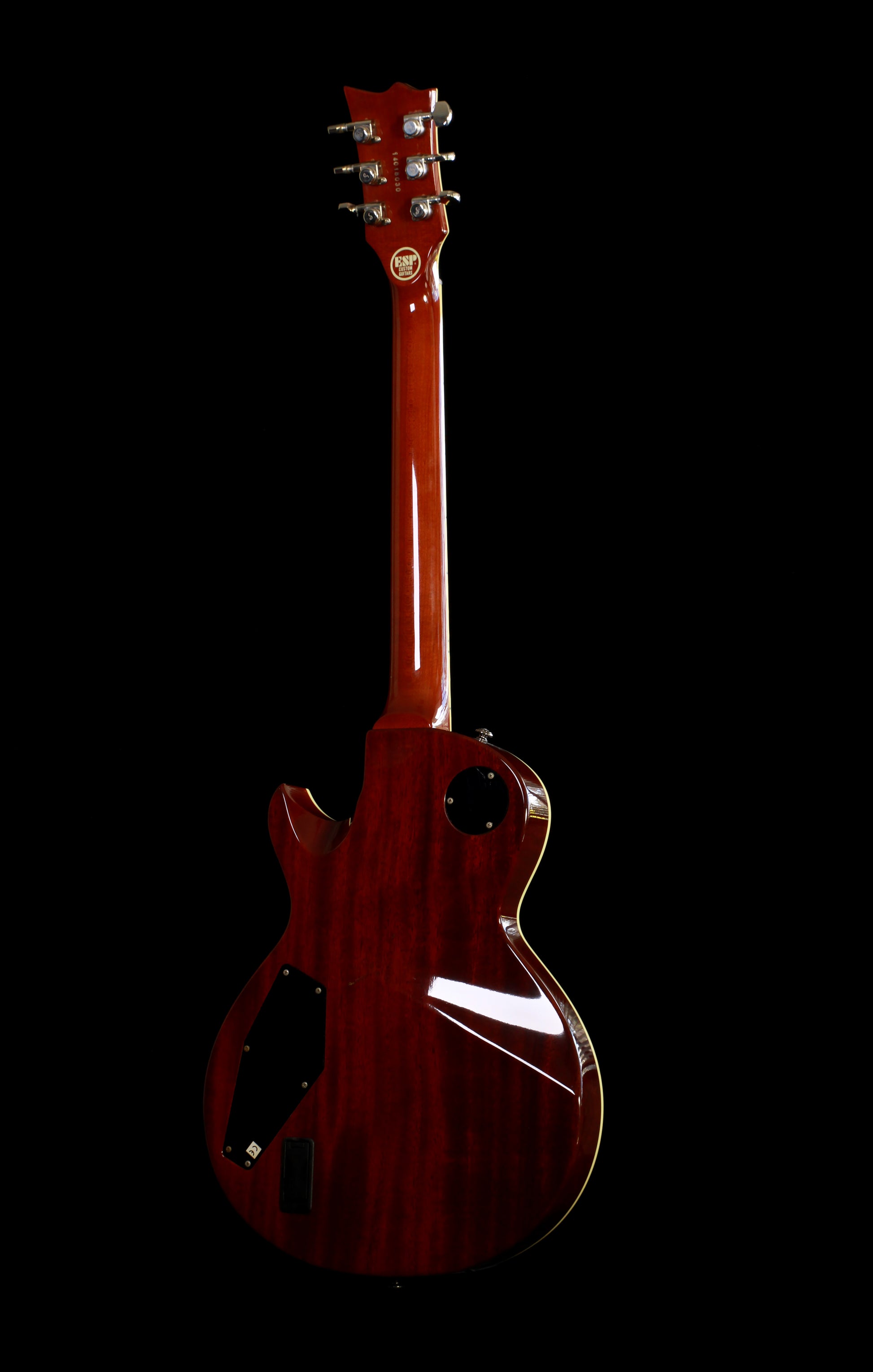 ESP Eclipse Dark See Thru Black Cherry Sunburst Flame Top