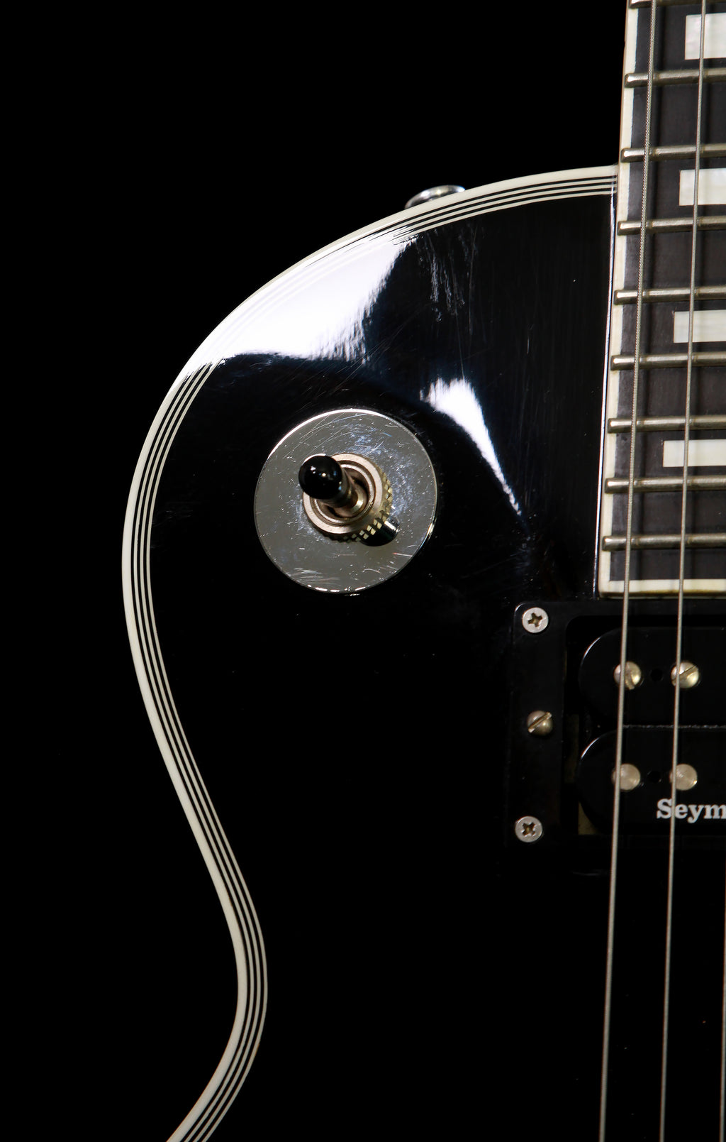 Edwards by ESP E-LP-130CD JS John Sykes Ebony Seymour Duncan