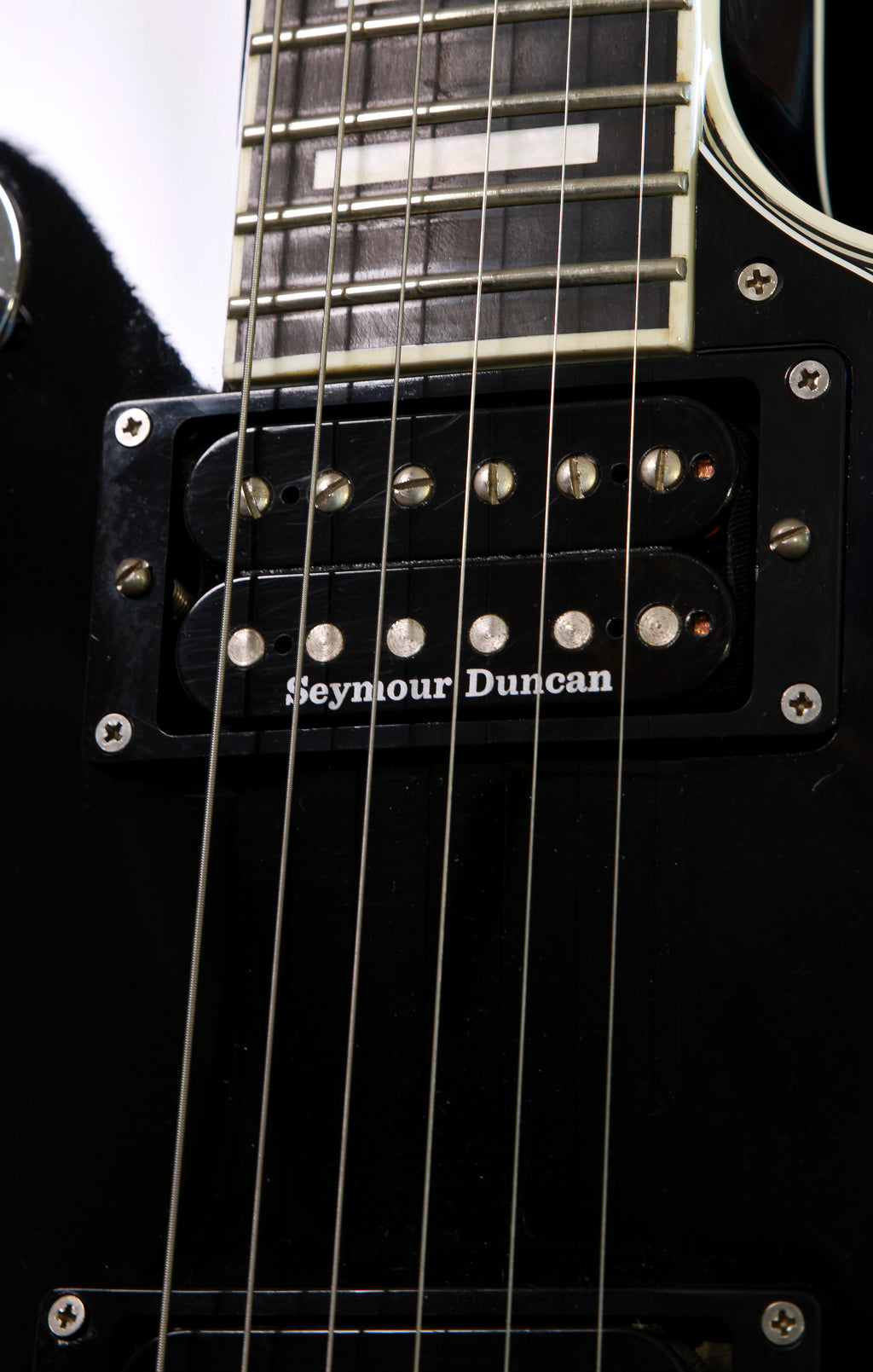 Edwards by ESP E-LP-130CD JS John Sykes Ebony Seymour Duncan