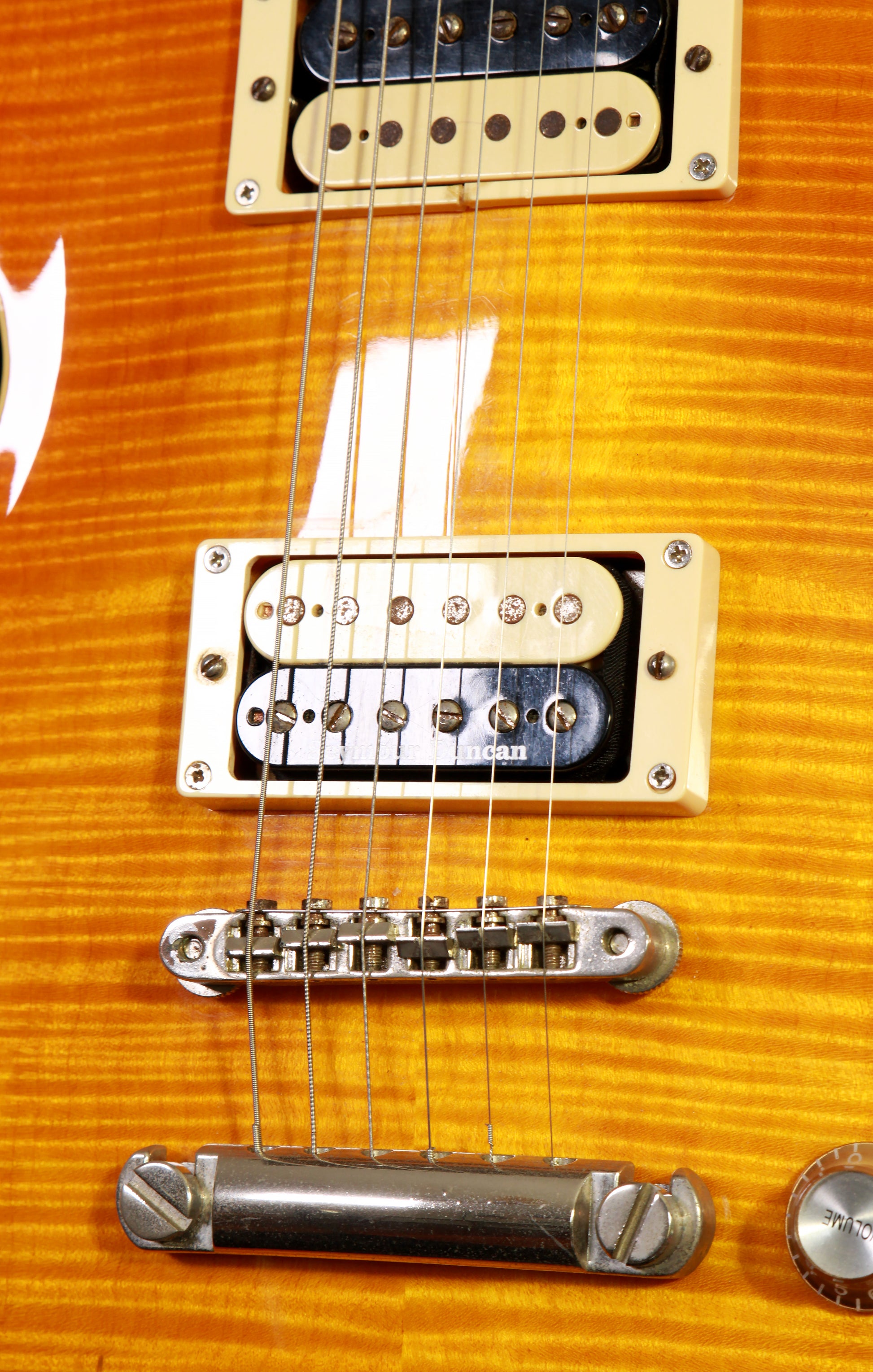 Edwards by ESP E-LPS Flame Vintage Honey Sunburst Flame Top
