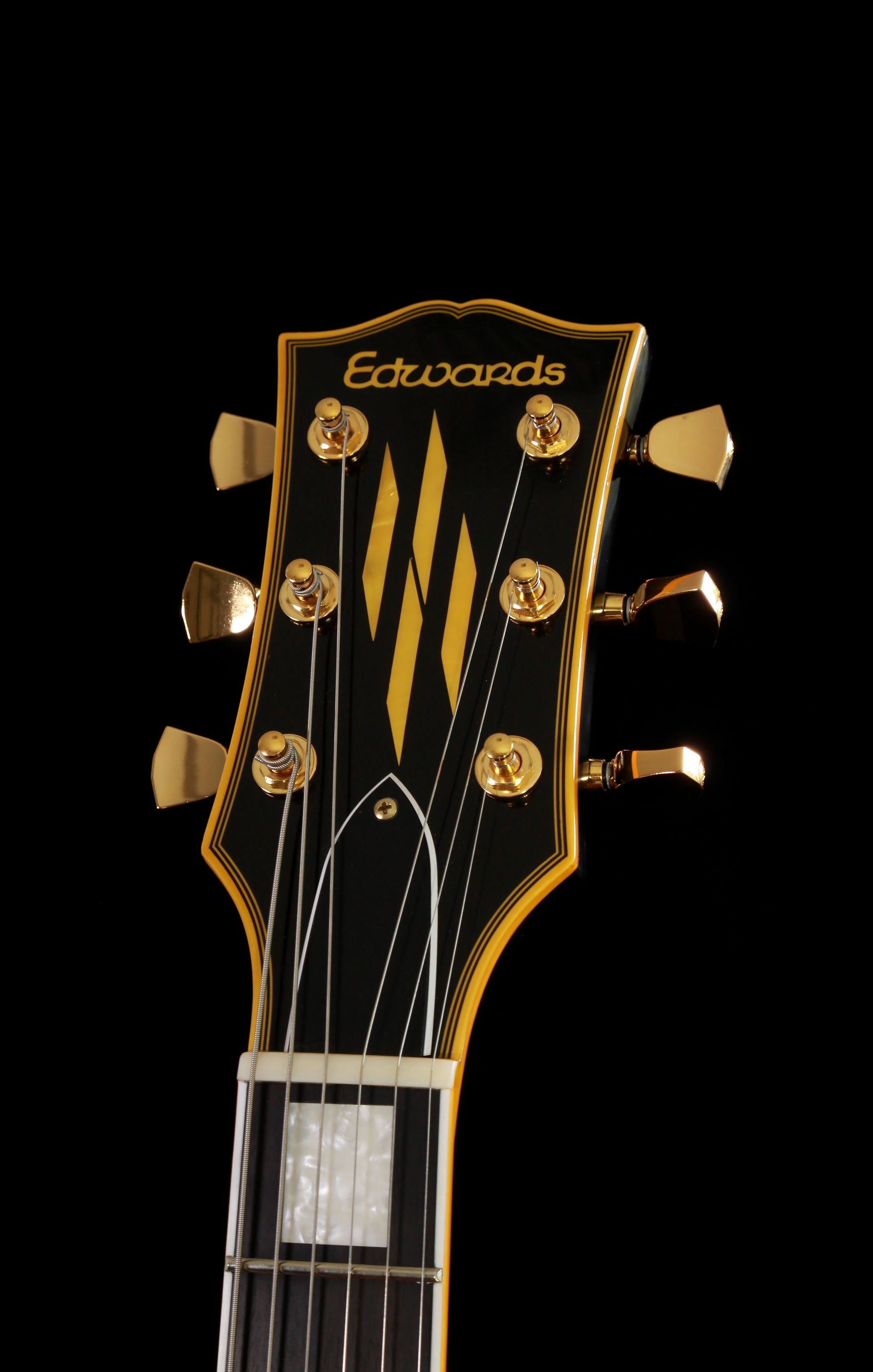 Products Edwards by ESP E-SA-180LTC ES-335 Ebony/Black Lacquer Finish