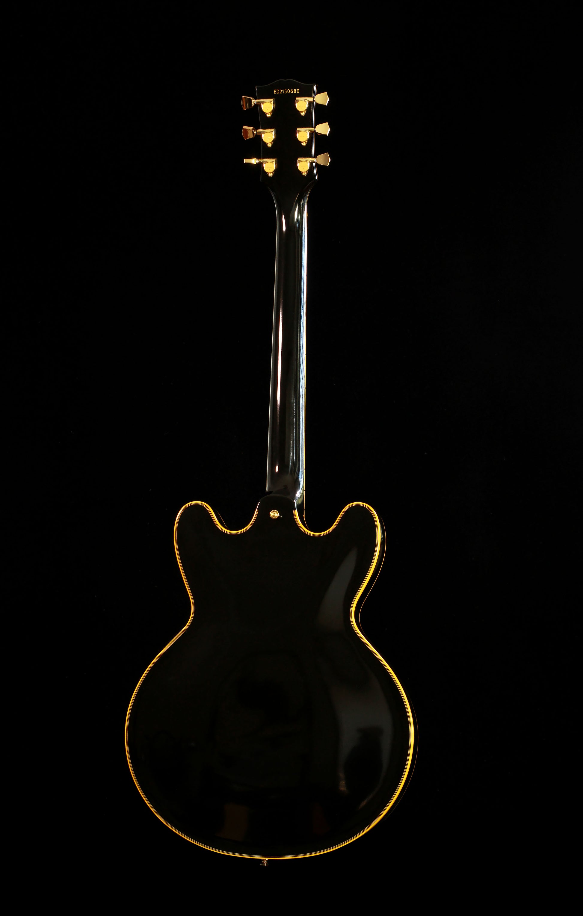 Products Edwards by ESP E-SA-180LTC ES-335 Ebony/Black Lacquer Finish