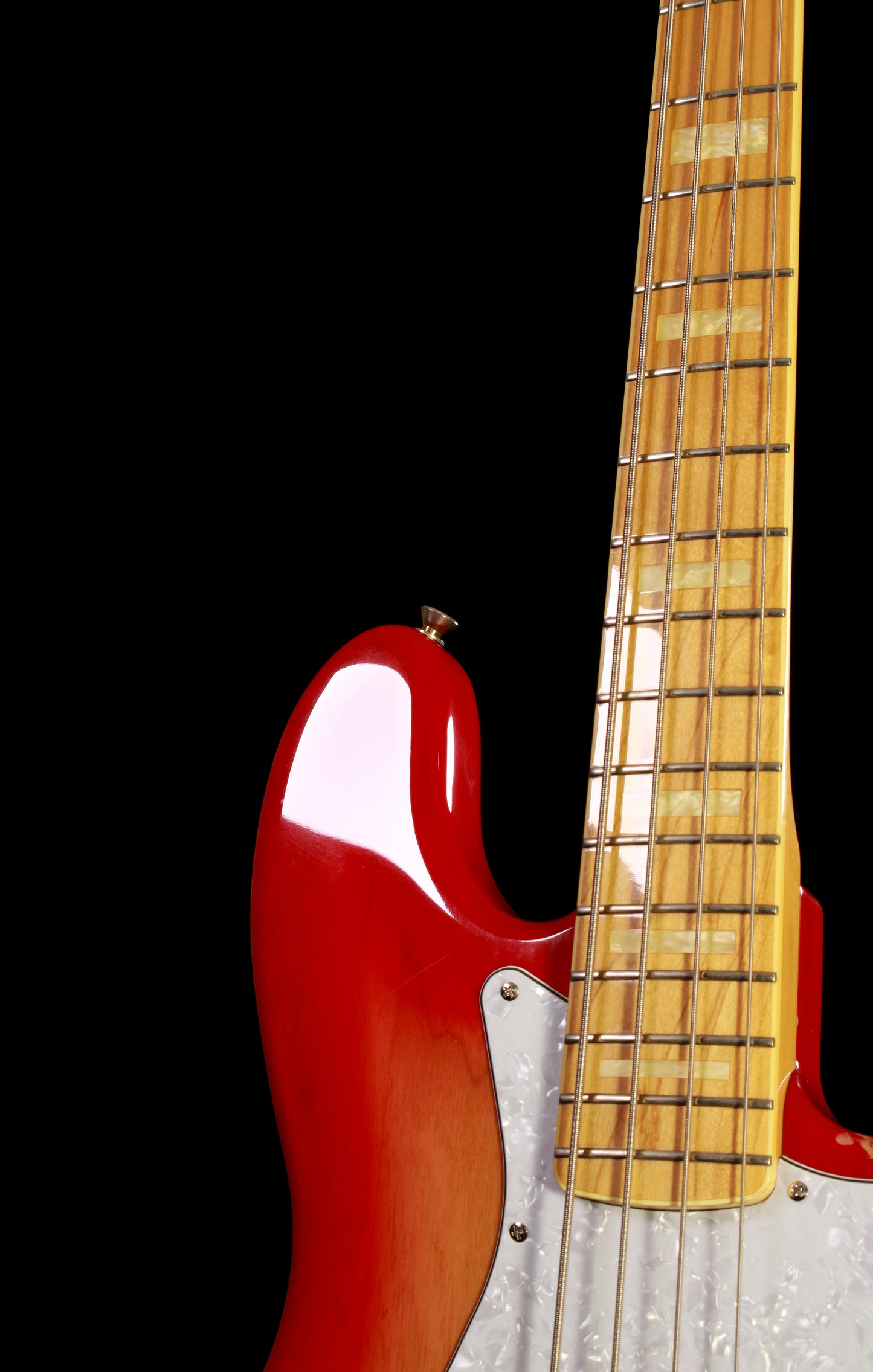 Fender Japan Jazz Bass JB-75 Cherry Sunburst Rare Color w/ Matching Headstock