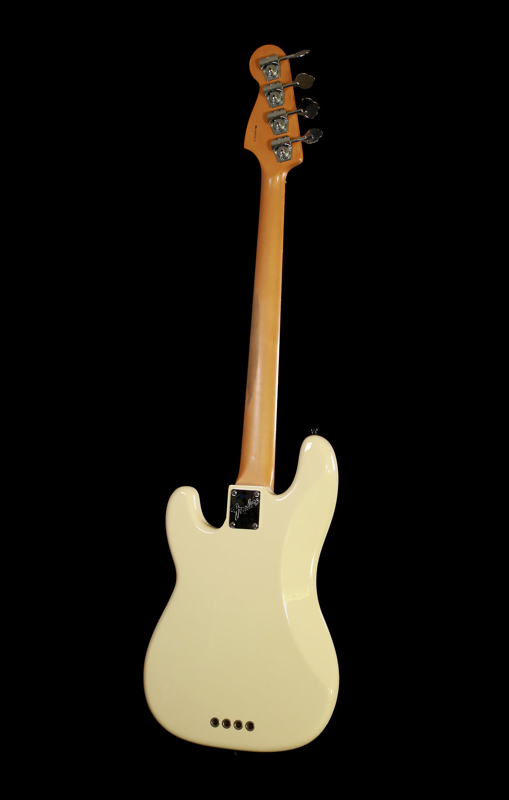 Fender USA Precision Bass Olympic White Gold Guard 1998