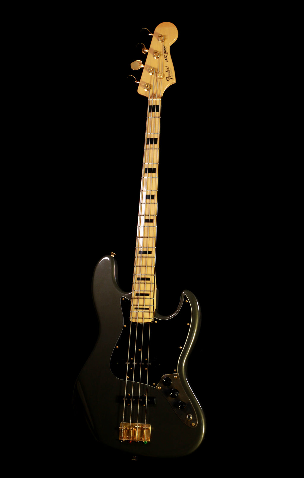 Fender Japan JB75-121US MB / M Dolphin Grey Gray Gold Hardware