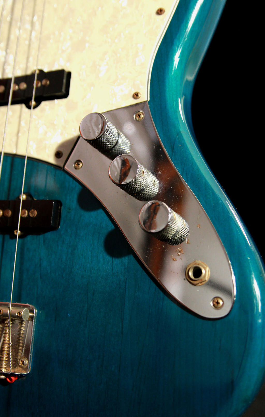 Fender Japan Jazz Bass ‘62 Reissue JB62 Transparent Electric Blue / Turquoise