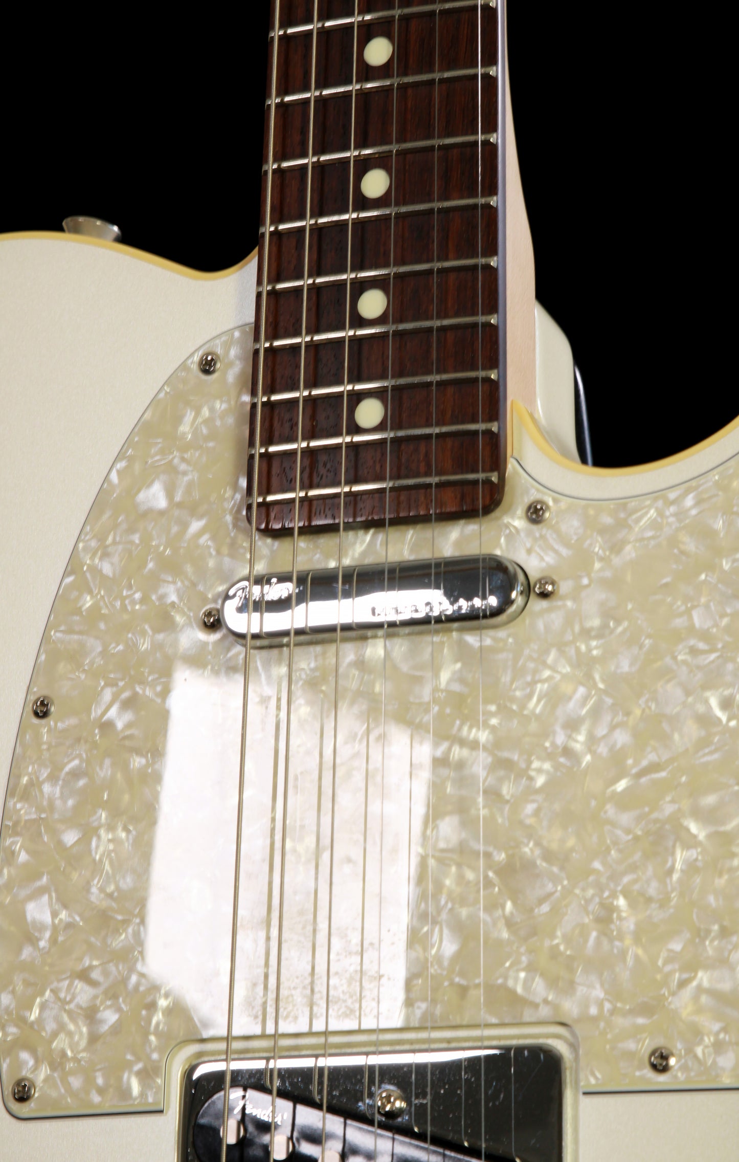 Fender Japan Modern Telecaster Olympic Pearl w/ Pearloid Pickguard