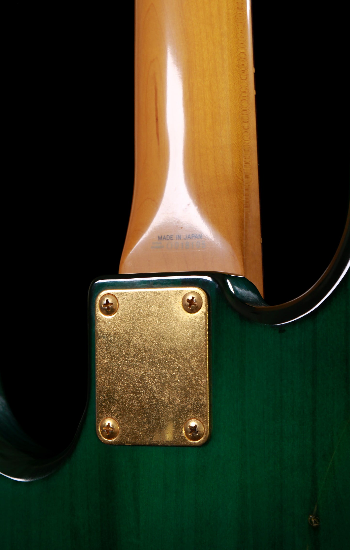 Fender Japan Jazz Bass ‘62 Reissue JB62 Transparent Green with Gold Hardware