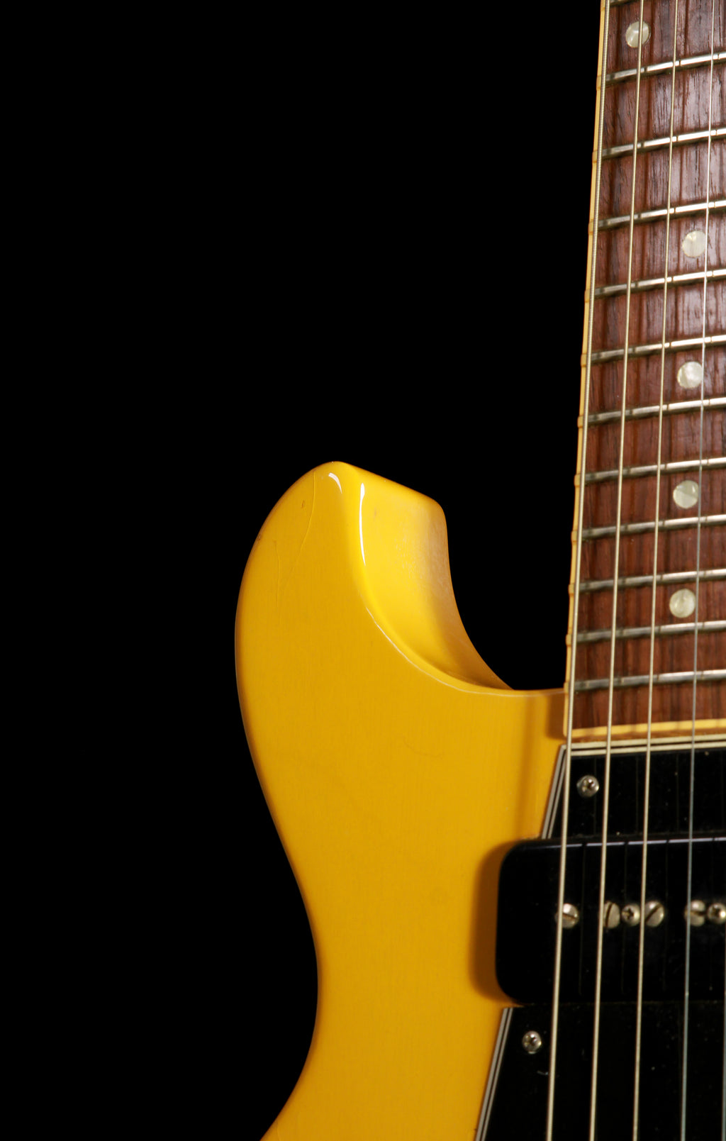 Gibson Les Paul Double Cutaway TV Yellow Neck Binding