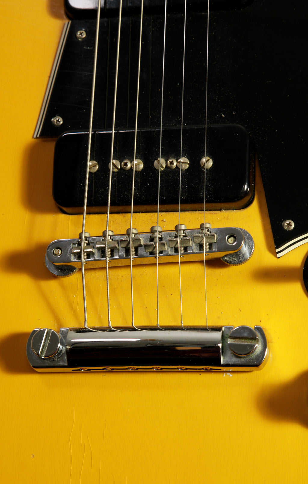 Gibson Les Paul Double Cutaway TV Yellow Neck Binding