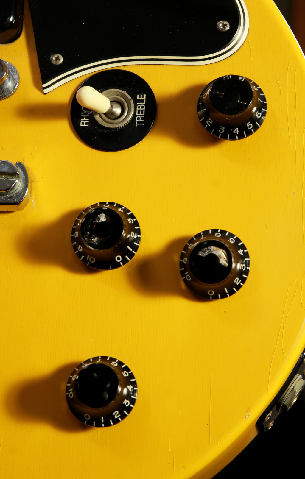 Gibson Les Paul Double Cutaway TV Yellow Neck Binding