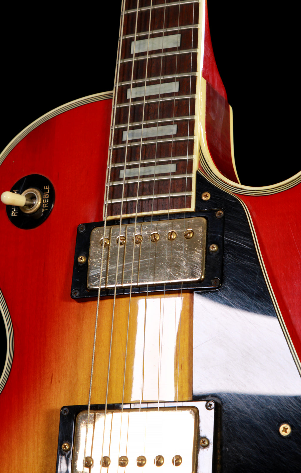 Greco EG-500 Cherry Sunburst (LP Custom Lawsuit)