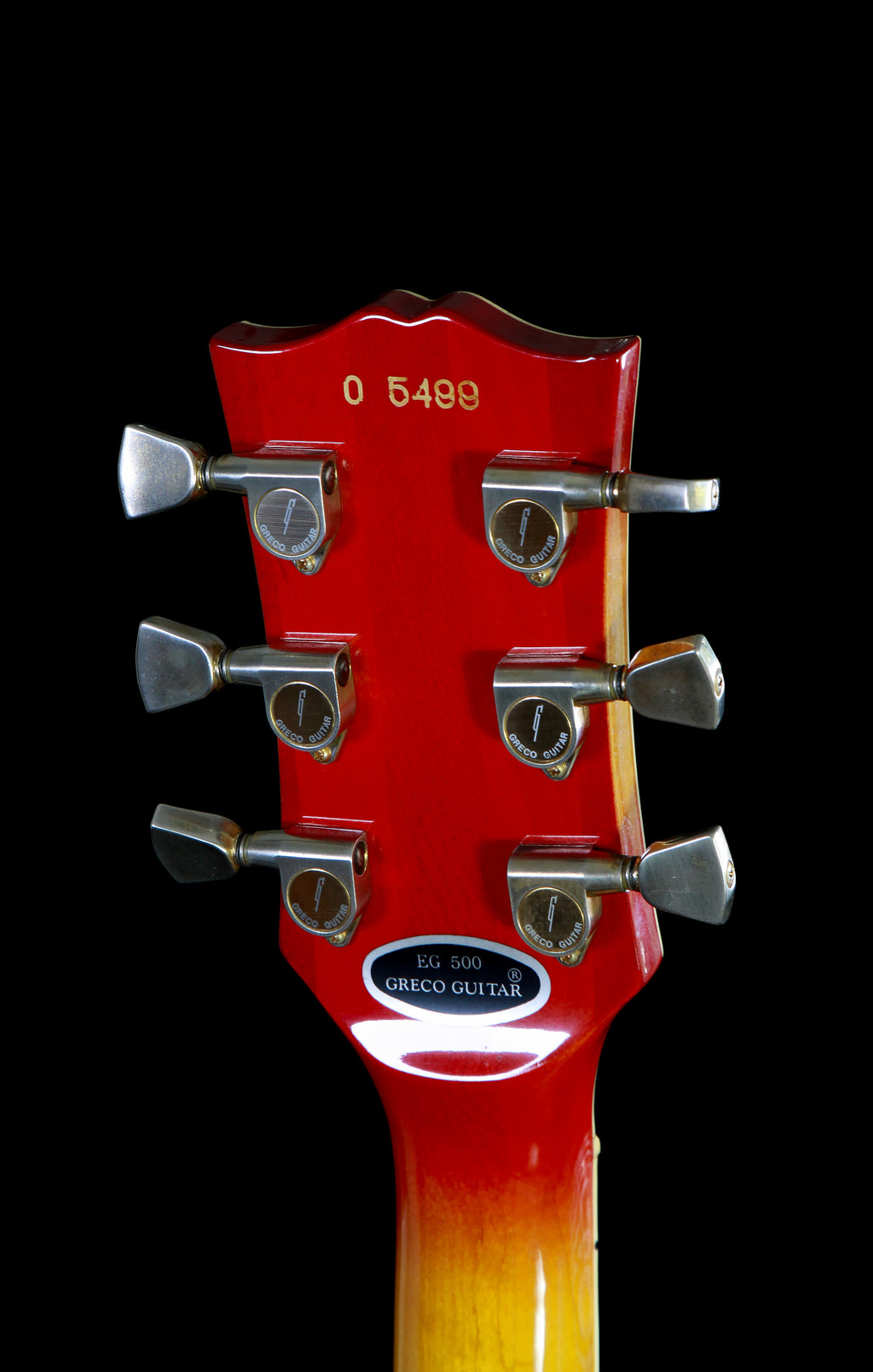 Greco EG-500 Cherry Sunburst (LP Custom Lawsuit)