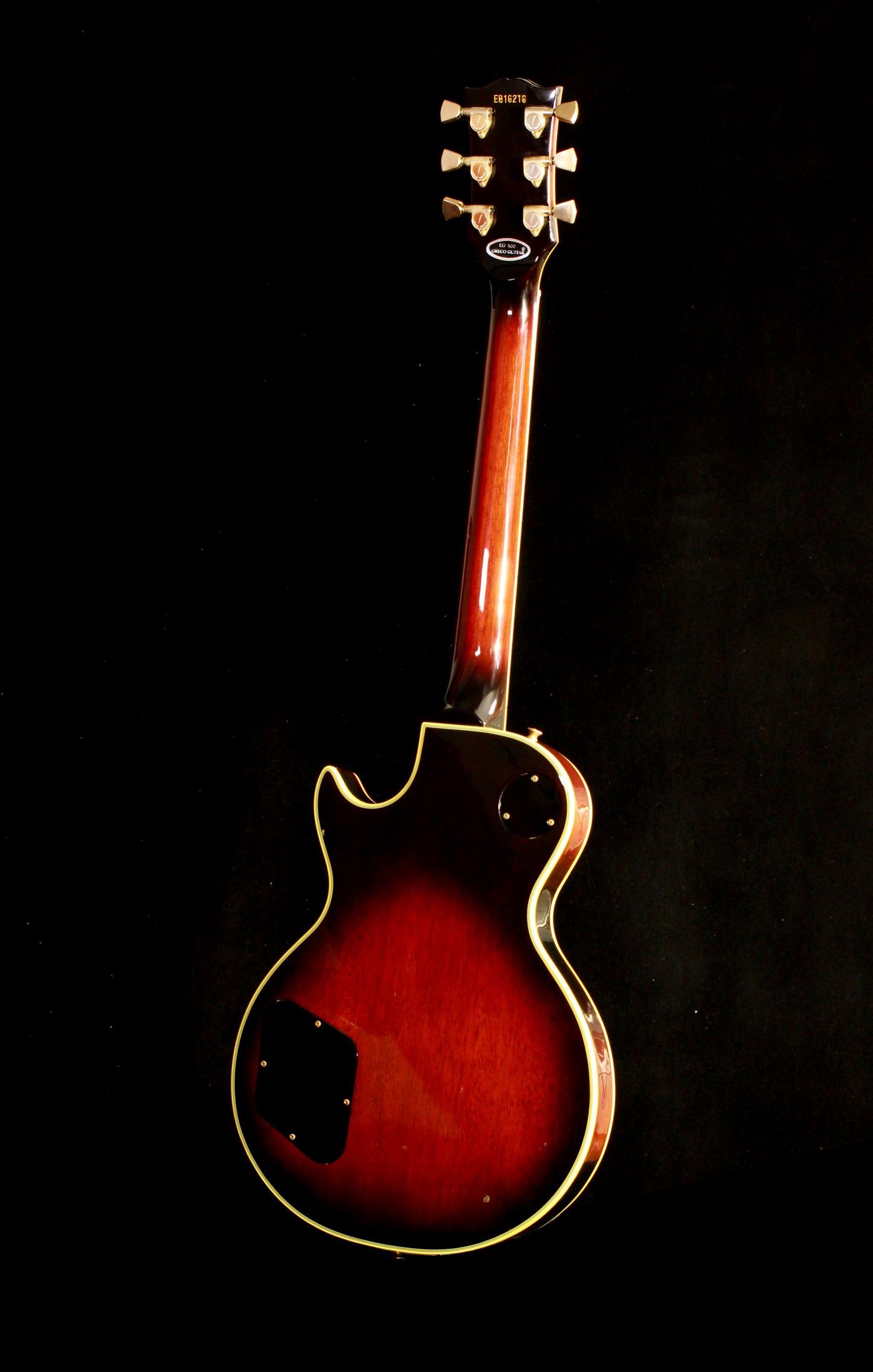 Greco EG-500 Super Power Tobacco Sunburst (Les Paul Custom Lawsuit)