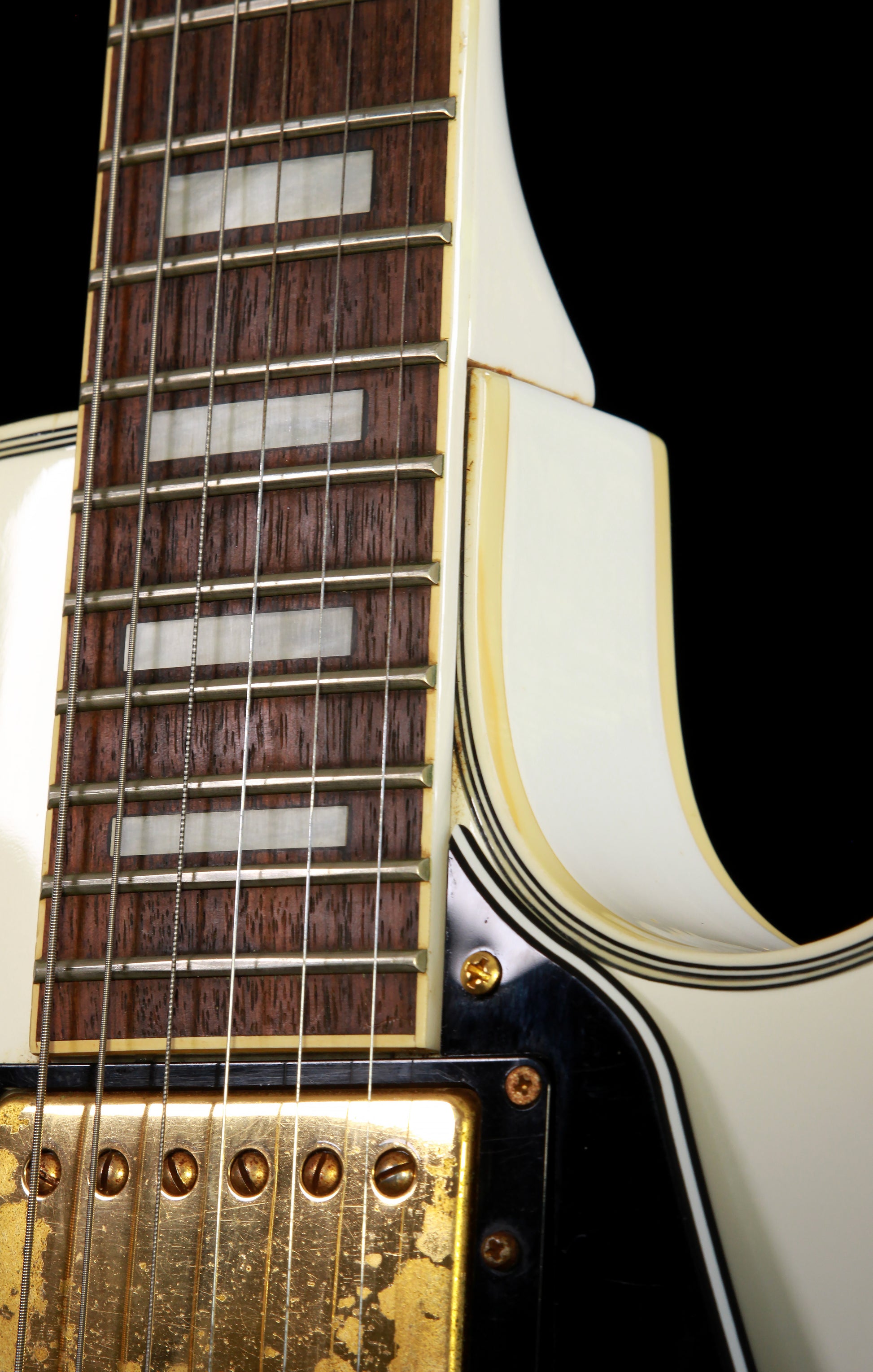 Greco EG-550 Mint Collection Les Paul Custom Aged Olympic White