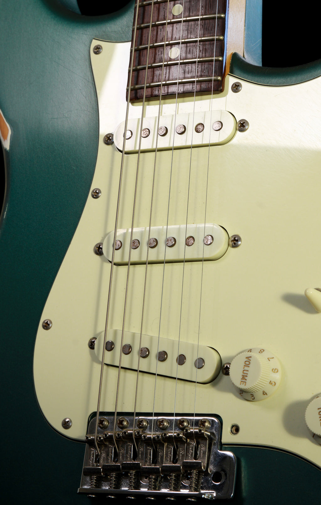 Momose MST1-STD/M Relic Strat Sherwood Green