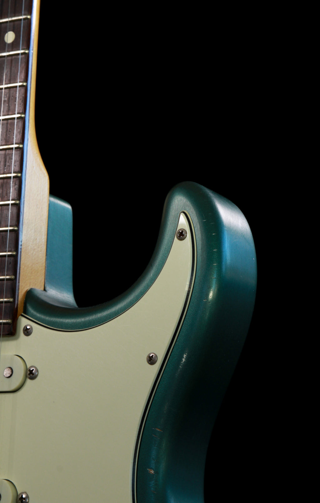 Momose MST1-STD/M Relic Strat Sherwood Green