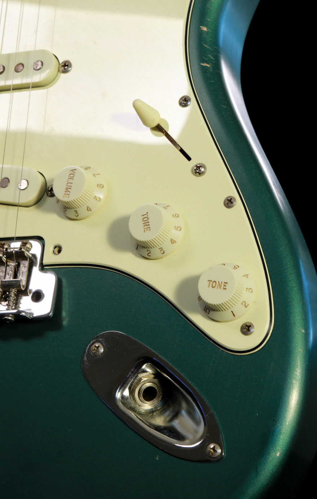 Momose MST1-STD/M Relic Strat Sherwood Green