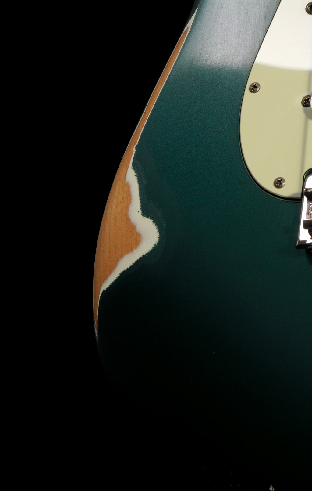 Momose MST1-STD/M Relic Strat Sherwood Green