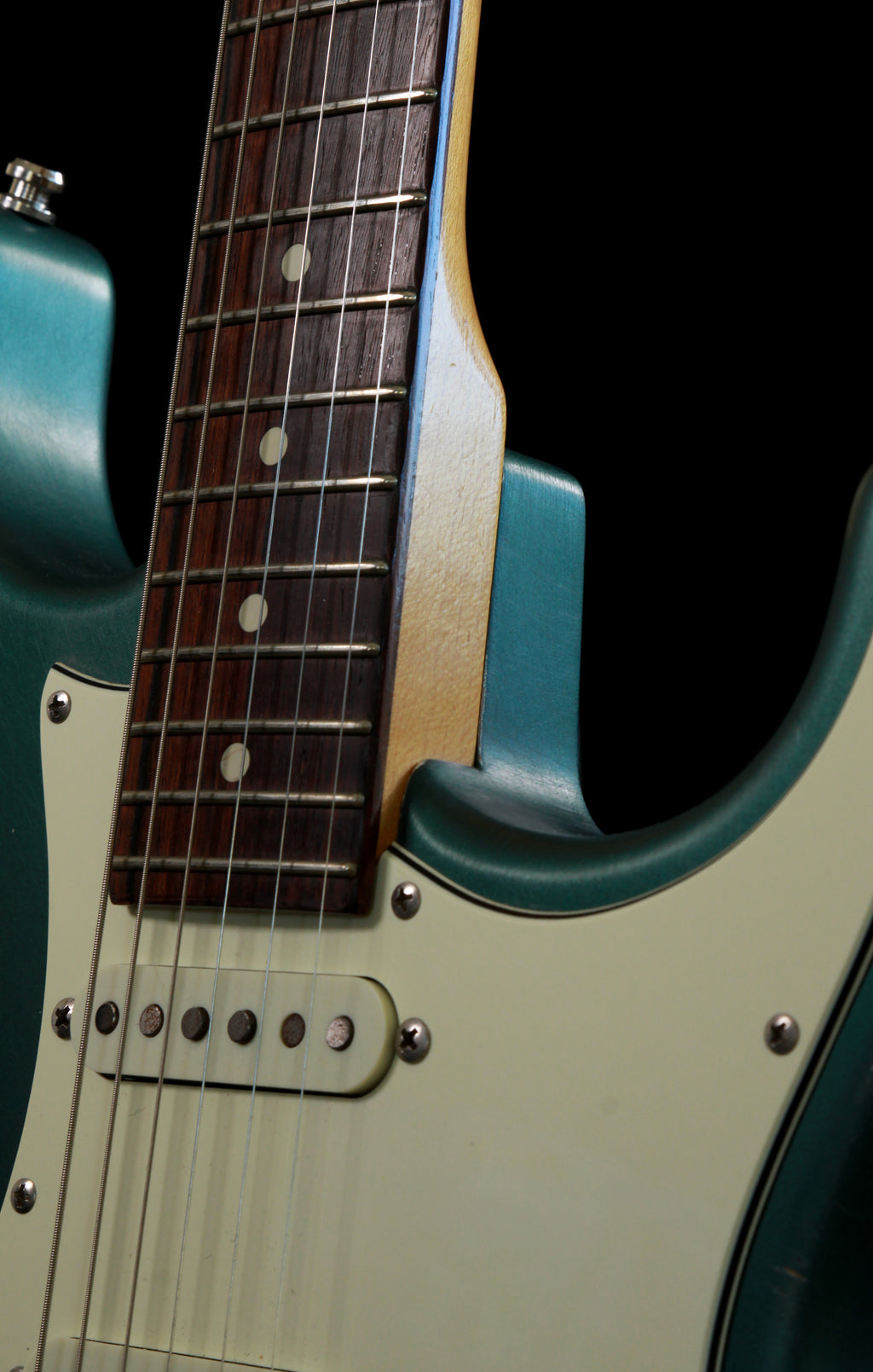 Momose MST1-STD/M Relic Strat Sherwood Green
