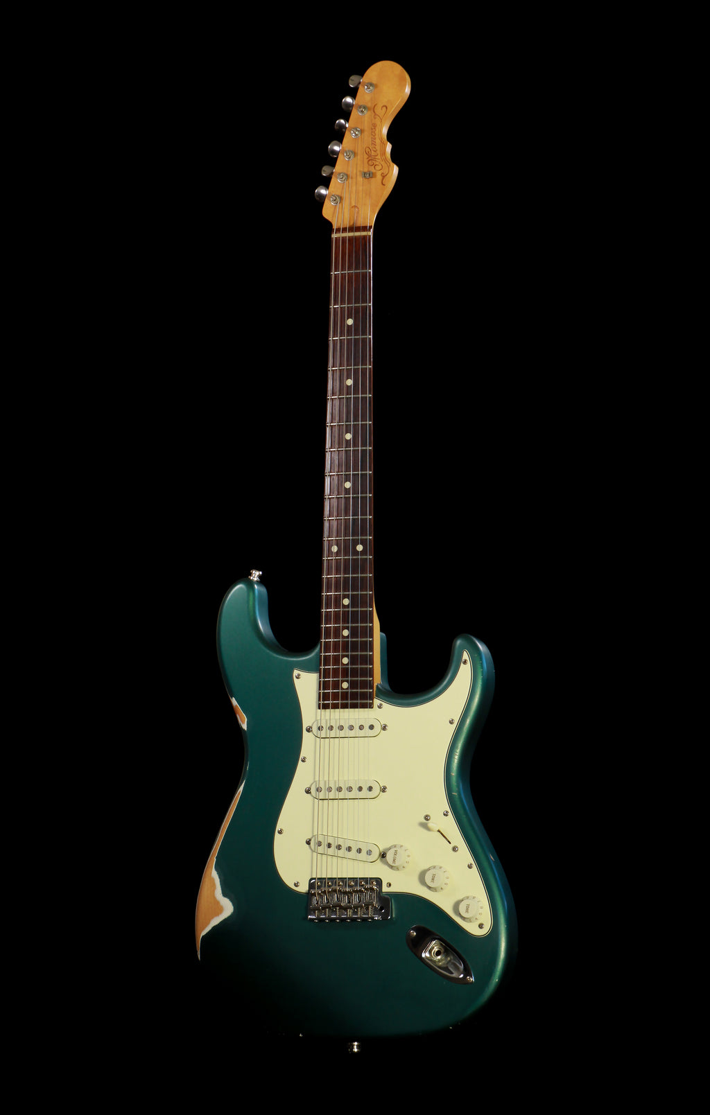Momose MST1-STD/M Relic Strat Sherwood Green