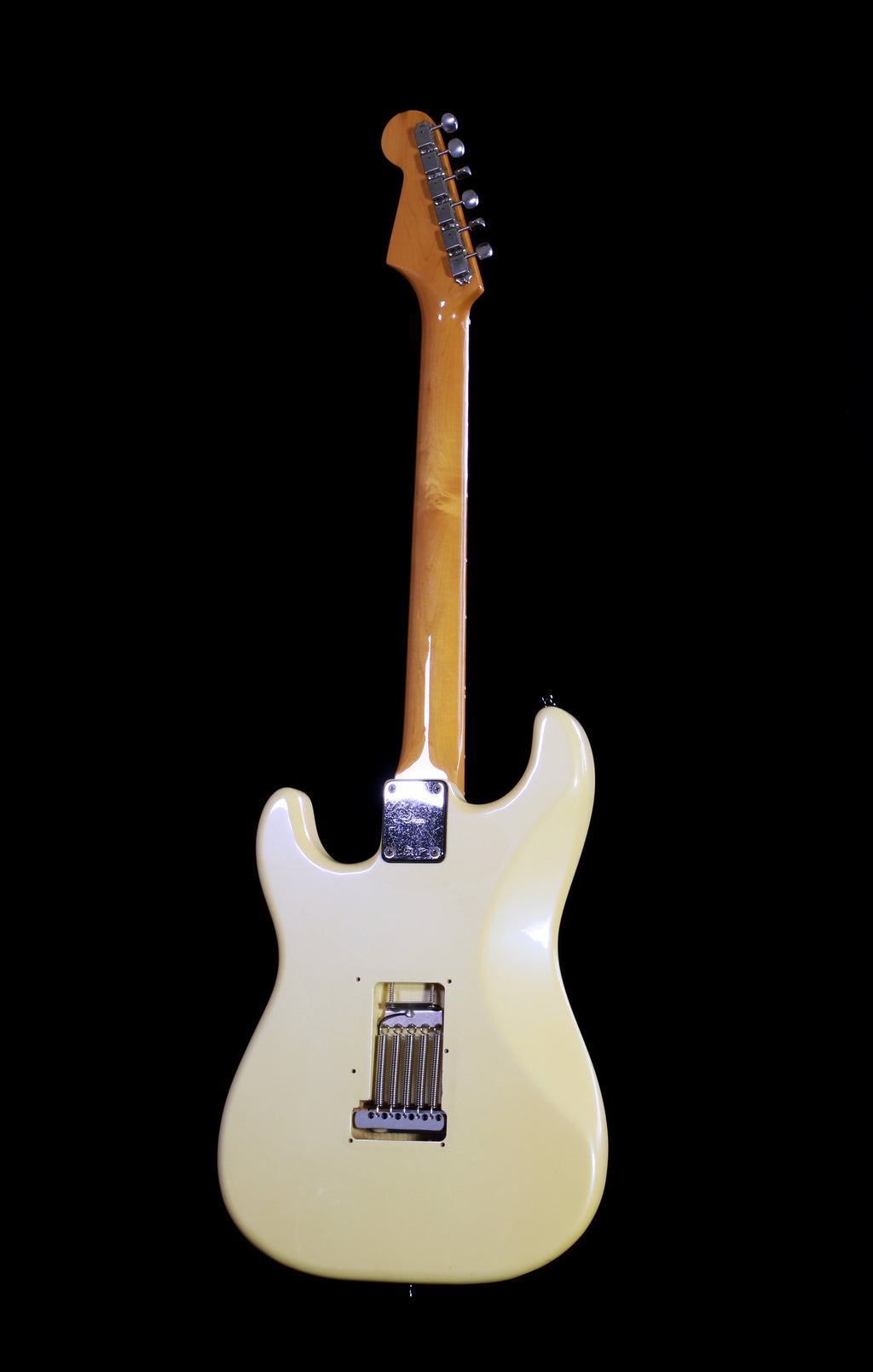 Moon Japan ST-CUSTOM Strat Olympic White (PGM, Van Zandt)