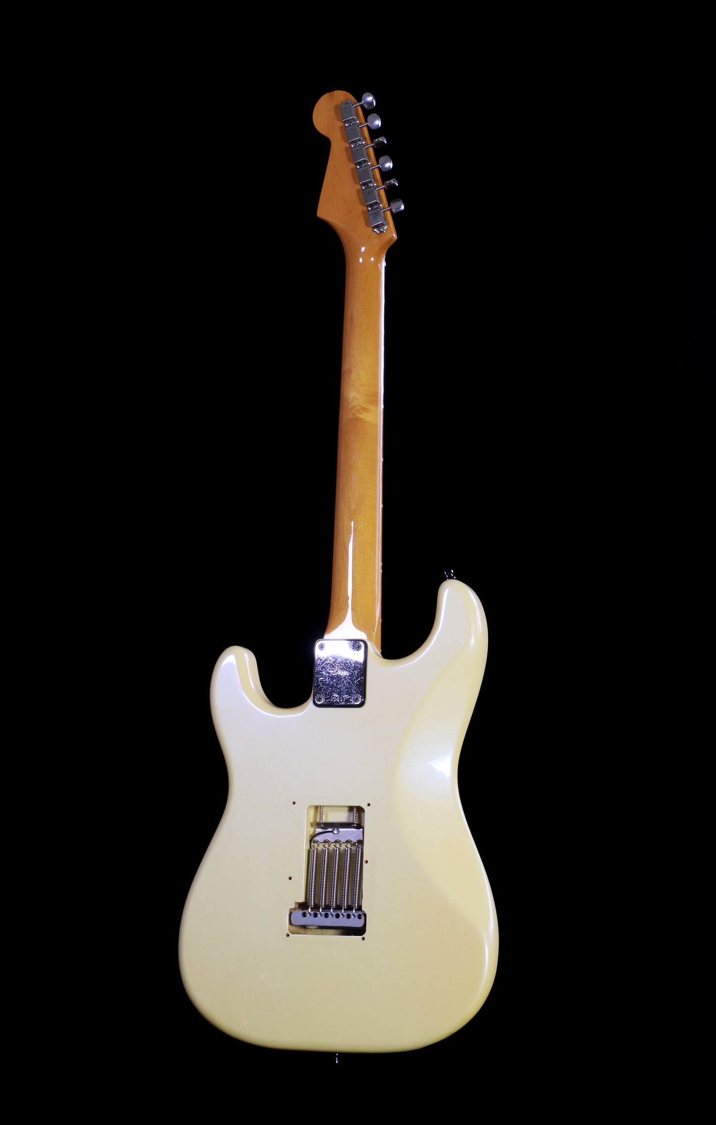 Moon Japan ST-CUSTOM Strat Olympic White (PGM, Van Zandt)