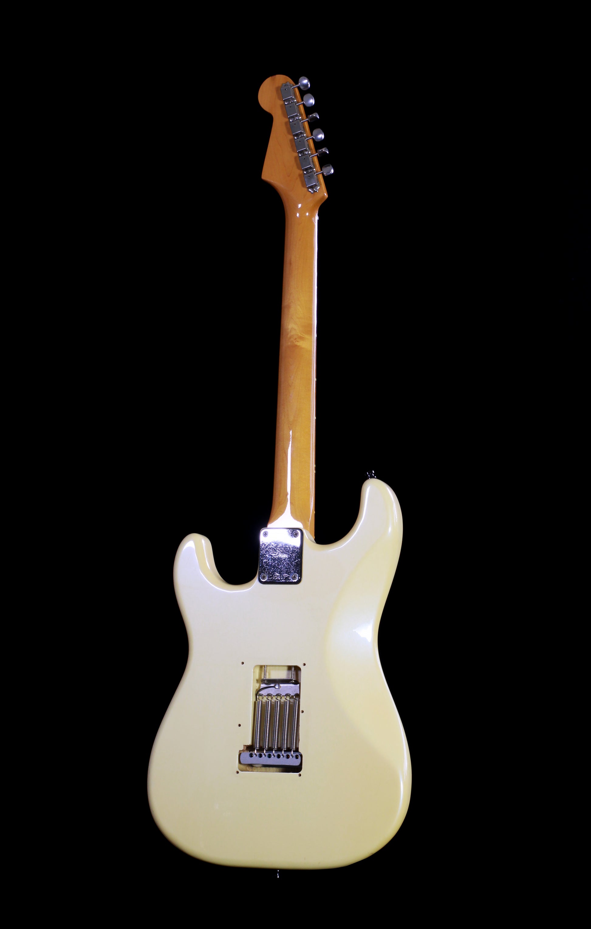 Moon Japan ST-CUSTOM Strat Olympic White (PGM, Van Zandt)