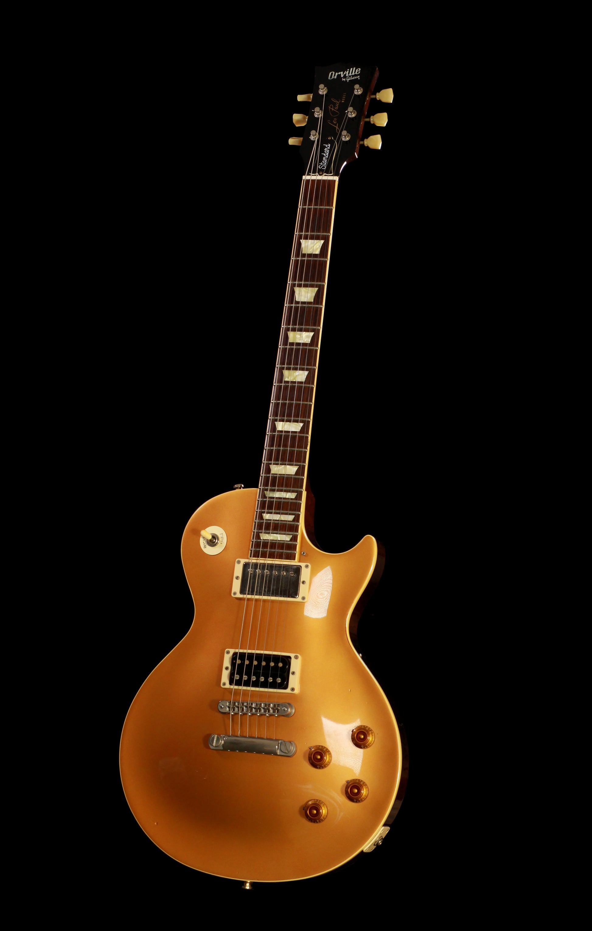 Orville by Gibson Les Paul Standard Gold Top – Soul Drifter Guitars Orville by Gibson Les Paul Standard Gold Top – Soul Drifter Guitars
