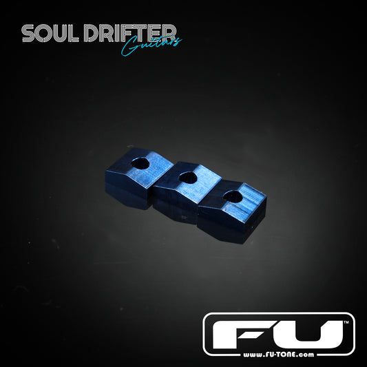 FU-Tone Titanium Lock Nut Blocks (Set of 3) - Blue