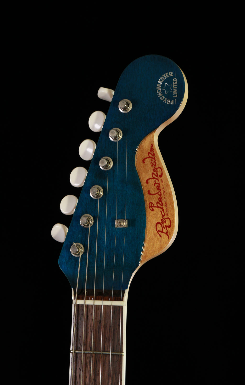 Psychederhythm Psychomaster Hollow Jazzmaster Transparent Blue