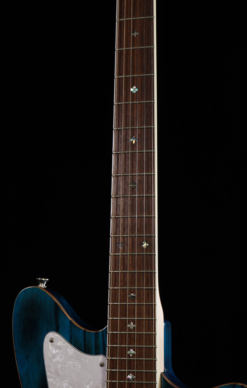 Psychederhythm Psychomaster Hollow Jazzmaster Transparent Blue