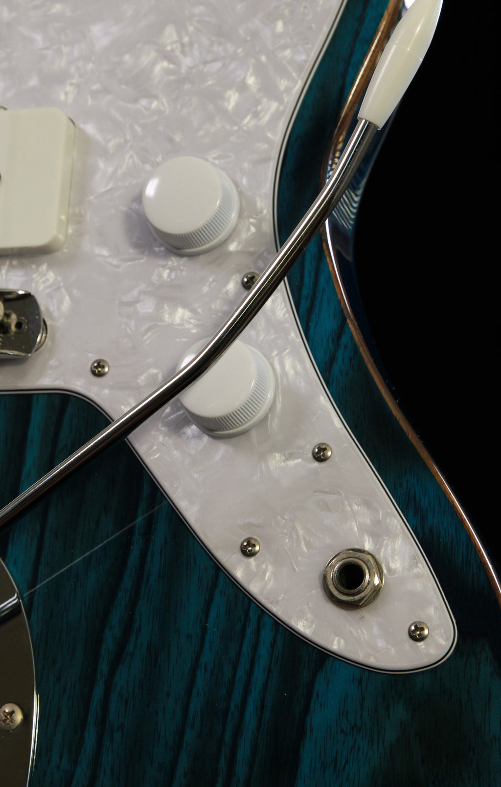 Psychederhythm Psychomaster Hollow Jazzmaster Transparent Blue