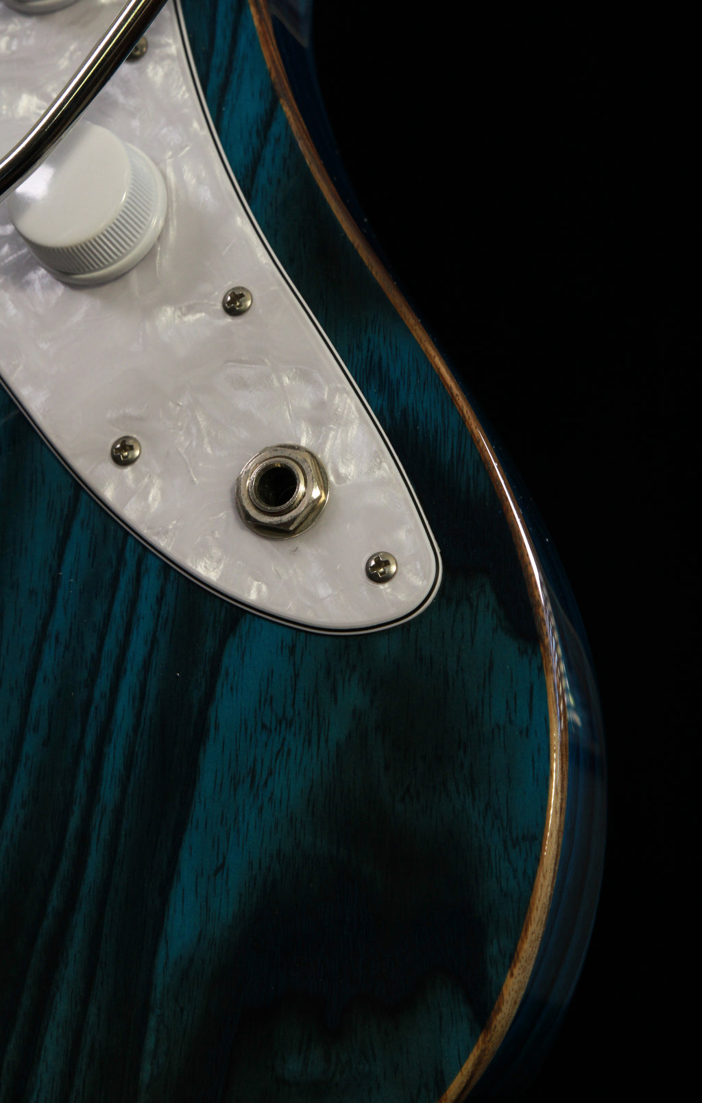 Psychederhythm Psychomaster Hollow Jazzmaster Transparent Blue