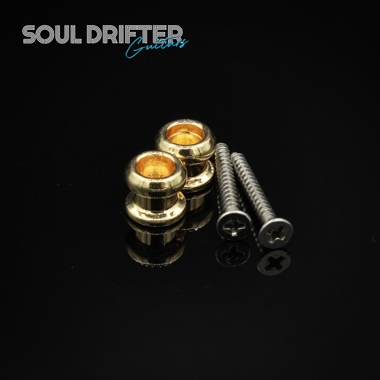 Schaller Strap Buttons - Gold